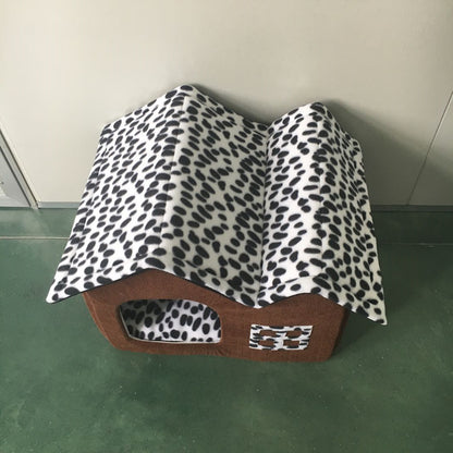 Pet Supplies Winter Pet Kennel Double Roof Dog House