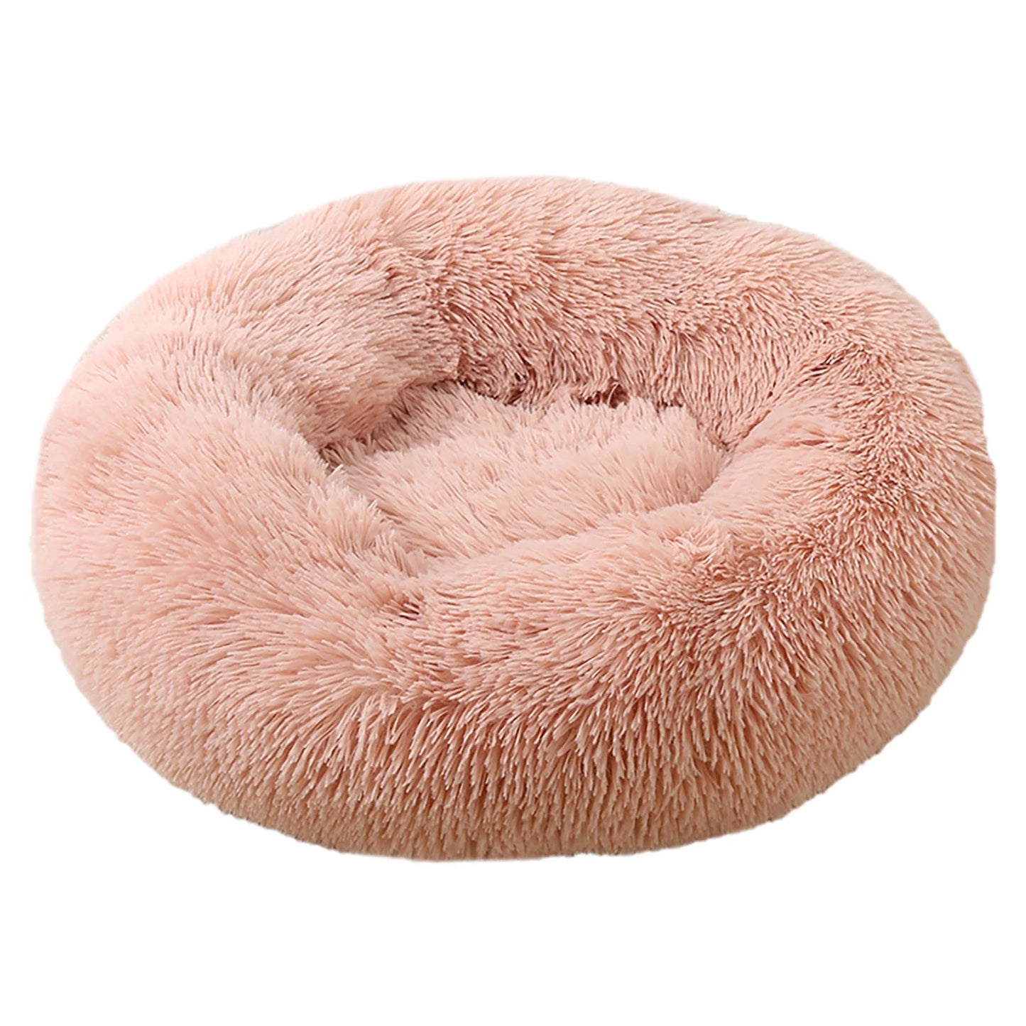 Calming Dog & Cat Bed, Anti-Anxiety Donut Cuddler Warming Cozy Soft round Bed, Plush Cushion Bed for Small Medium Dogs and Cats (16"/20"/24"/28"/32"/36")