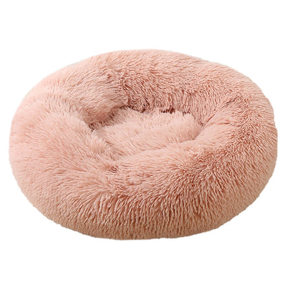 Calming Dog & Cat Bed, Anti-Anxiety Donut Cuddler Warming Cozy Soft round Bed, Plush Cushion Bed for Small Medium Dogs and Cats (16"/20"/24"/28"/32"/36")